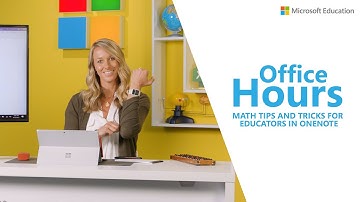 Math Tips and Tricks for Educators in OneNote