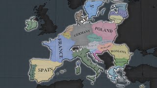 European Union Battle Royale - Hoi4 Timelapse