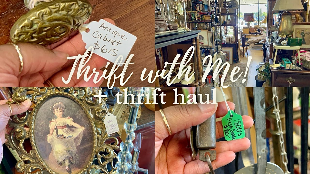 THRIFT WITH ME | goodwill thrifting unique vintage home decor & thrift ...