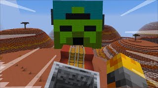 Travel Inside Mark Our Friendly Zombie Ultimate Roller Coaster Beware Of The Zombies Minecraft