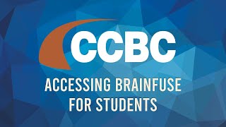 Accessing Brainfuse for CCBC Students