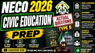 NECO 2026 CIVIC EDUCATION PREP