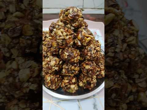 गर्मियों वाले ड्राई फ्रूट लड्डू (ठंडी तासीर के साथ)#cookingrecipe #howtomakebesanladoo #subscribe 🙏🏻
