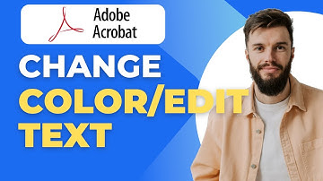 How to Change Colors & Edit Text in PDFs with Acrobat Pro