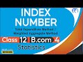 Index Number | Total Expenditure | Statistics | Class 12th | B.com | Gujarat Uni (GU) | Eduacademy