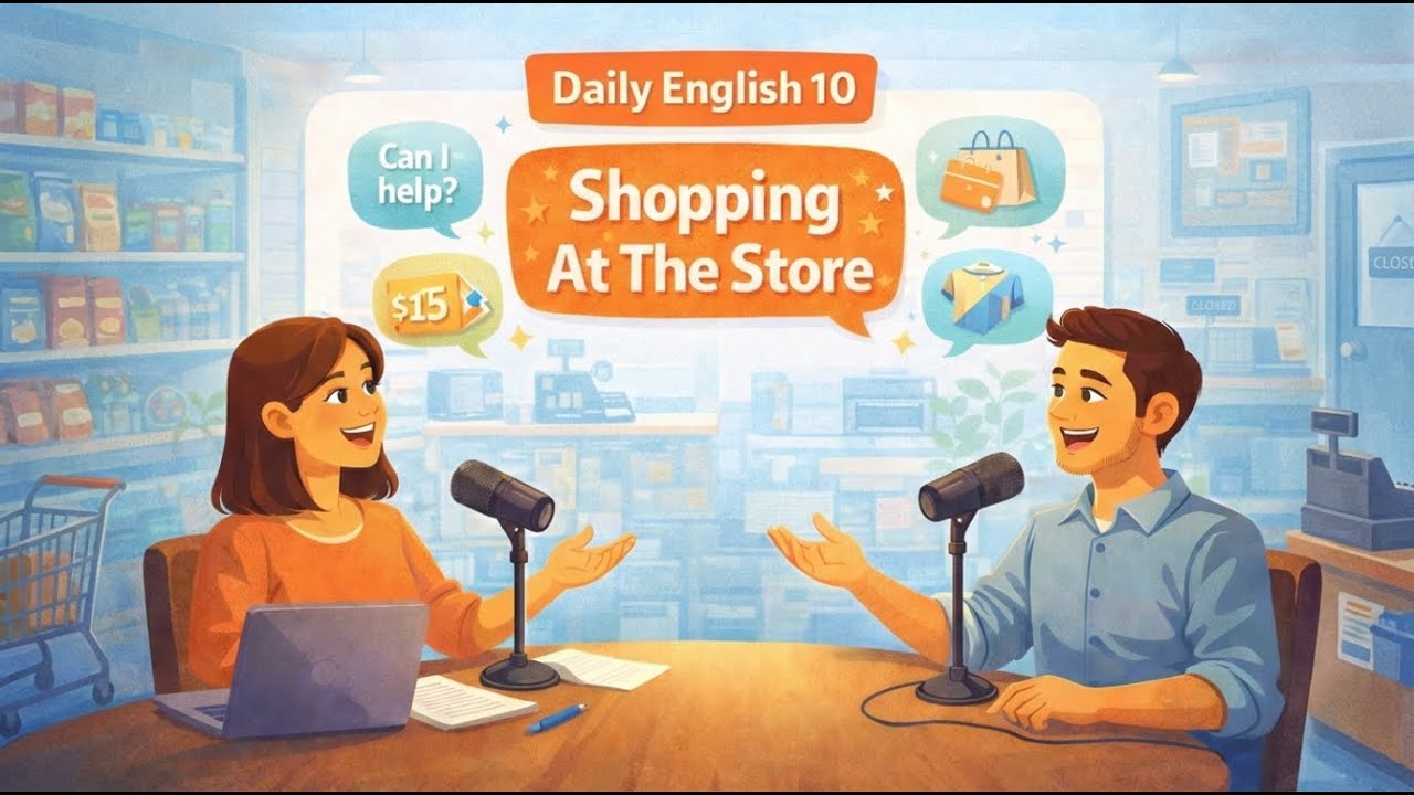 At the Store in English | Easy A2 Conversation