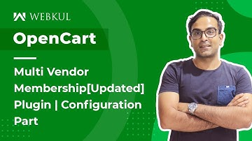 OpenCart Multi Vendor Membership[Updated] Plugin - Backend Configuration