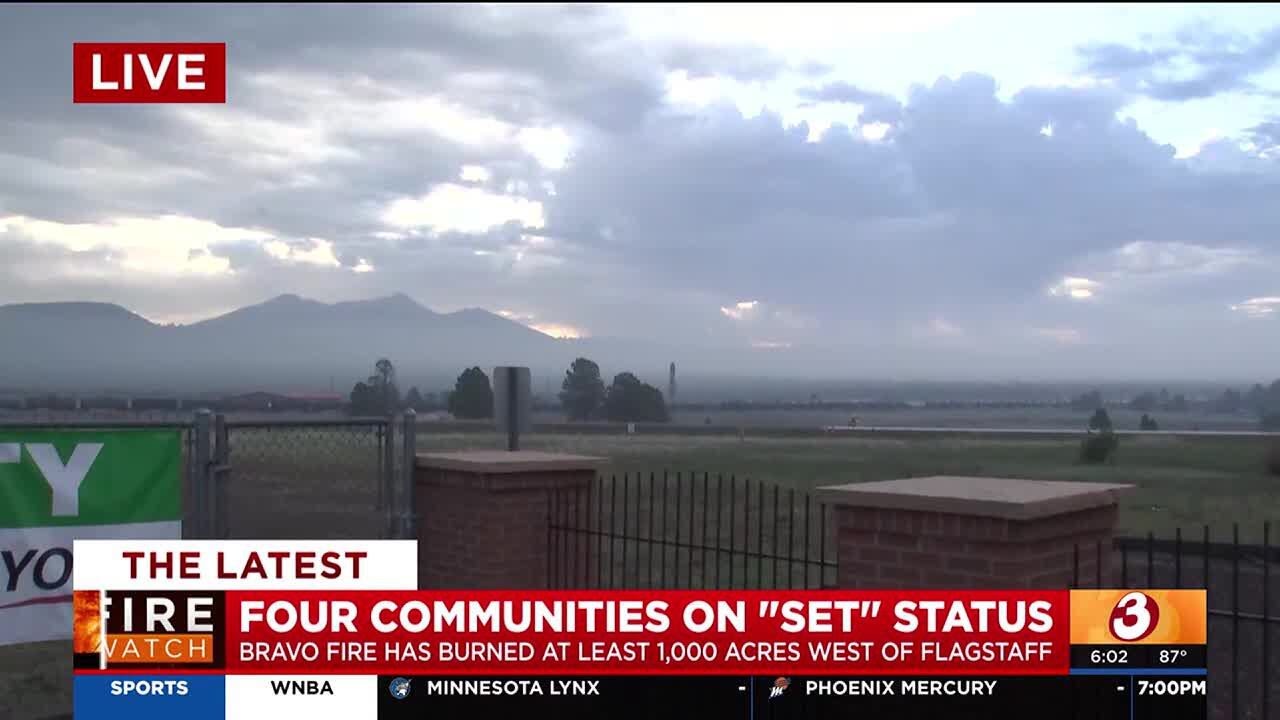 Four communities on 'SET' status as Bravo Fire burns 1,000 acres near ...