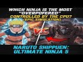 Which ninja is the most "overpowered" controlled by the CPU? (Epic Simulation)