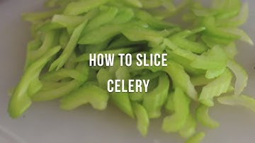 How to Slice Celery | @cooksmarts