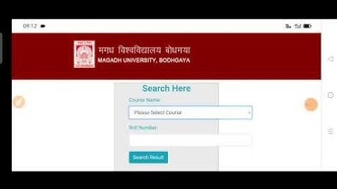 Magadh University 2018-21, 2019-22 Result live update/MU Part2/Part1 Result Update/MU Update News