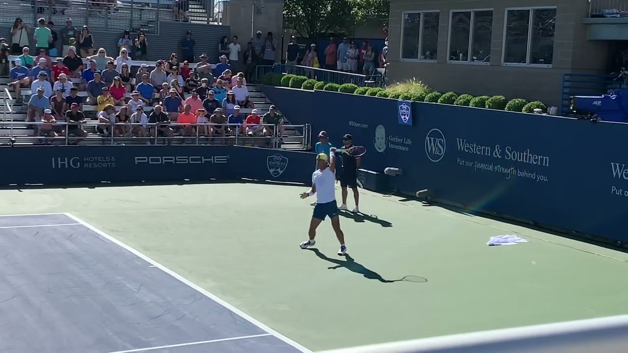 Rafael Nadal Practices at 2022 Western & Southern Open (8/13/22)