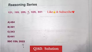 Q143: Solution | SSC CGL | GD | RPF | GROUP-D | ANALOGY | Reasoning | #ytvideo #viralvideo #trending