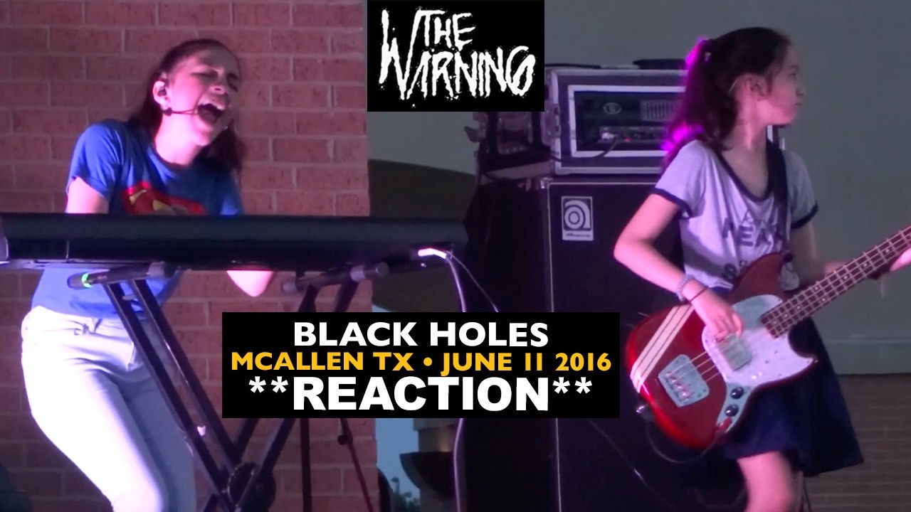 Musicians REACT to The Warning: Black Holes (2016 Sunset Festival, McAllen TX)