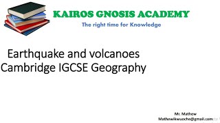 IGCSE EARTHQUAKE AND VOLCANOES COMPLETE LESSON screenshot 4