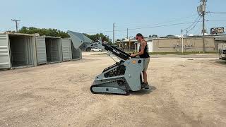 Unused SDLANCH SSL1200 Mini Skid Steer for Sale | Yanmar Diesel | Stand-On Track Loader Used Mini Skid Steer