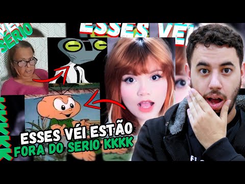 Olha essa gente IDOSA kkkkkkkkkkkkkkkkk | REACT 4K | Gente com voz de personagem tiltando