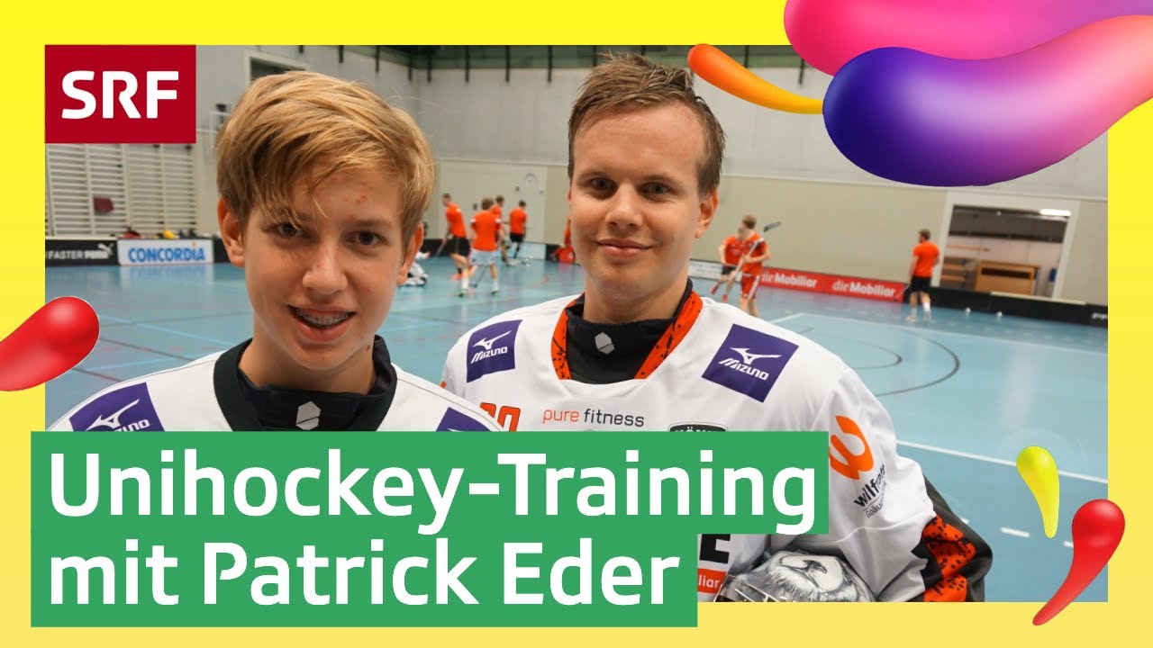 Trainieren mit Unihockey-Goalie Patrick Eder | Anna erfüllt Wünsche | SRF Kids – Kindervideos