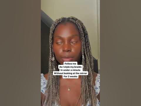  Quick braid styling tutorial - DAY 1 - YouTube