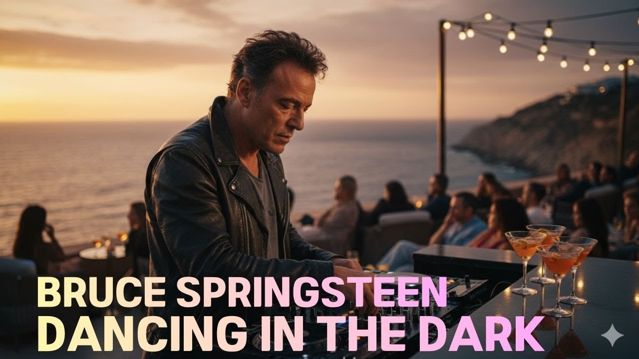 Bruce Springsteen- Dancing in the dark (CAFE DE DEL MAR AI COVER) [BEST VERSION]  Made with FlexClip