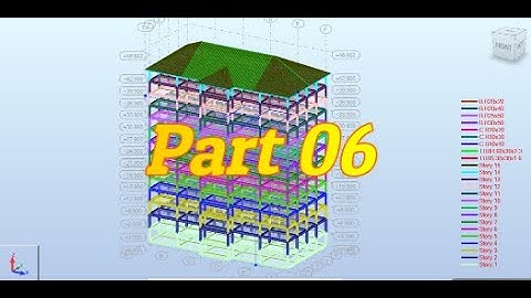 How to model apartment 14F with Robot structural analysis 2020 Part 06