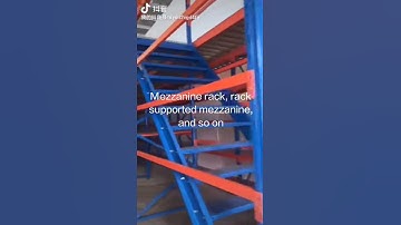 Mezzanine rack, rack supported mezzanine