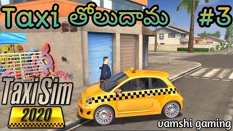 Taxi Sim 2020 Ep #3 || Driving taxi and picking up passengers || #vamshigaming