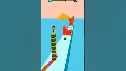 Cube Surfer! game Level #182 games video game running cube run all game game game game game game