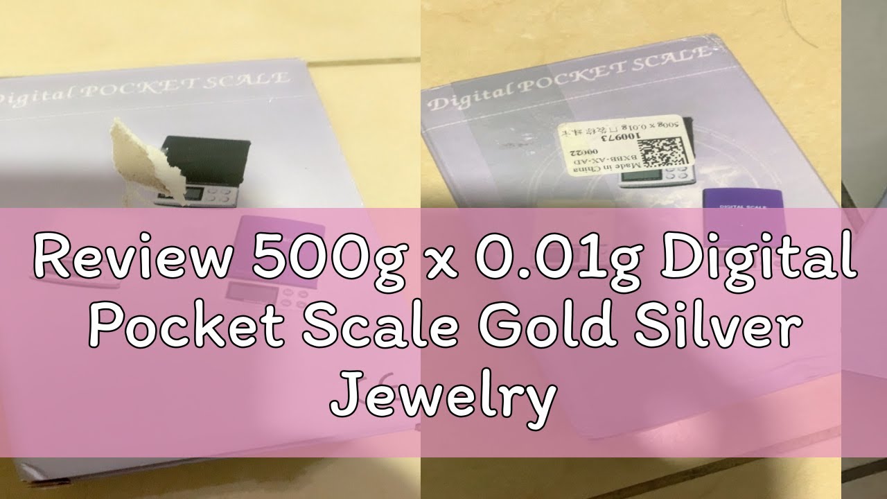 Review 500g x 0.01g Digital Pocket Scale Gold Silver Jewelry Weight Balance Tool