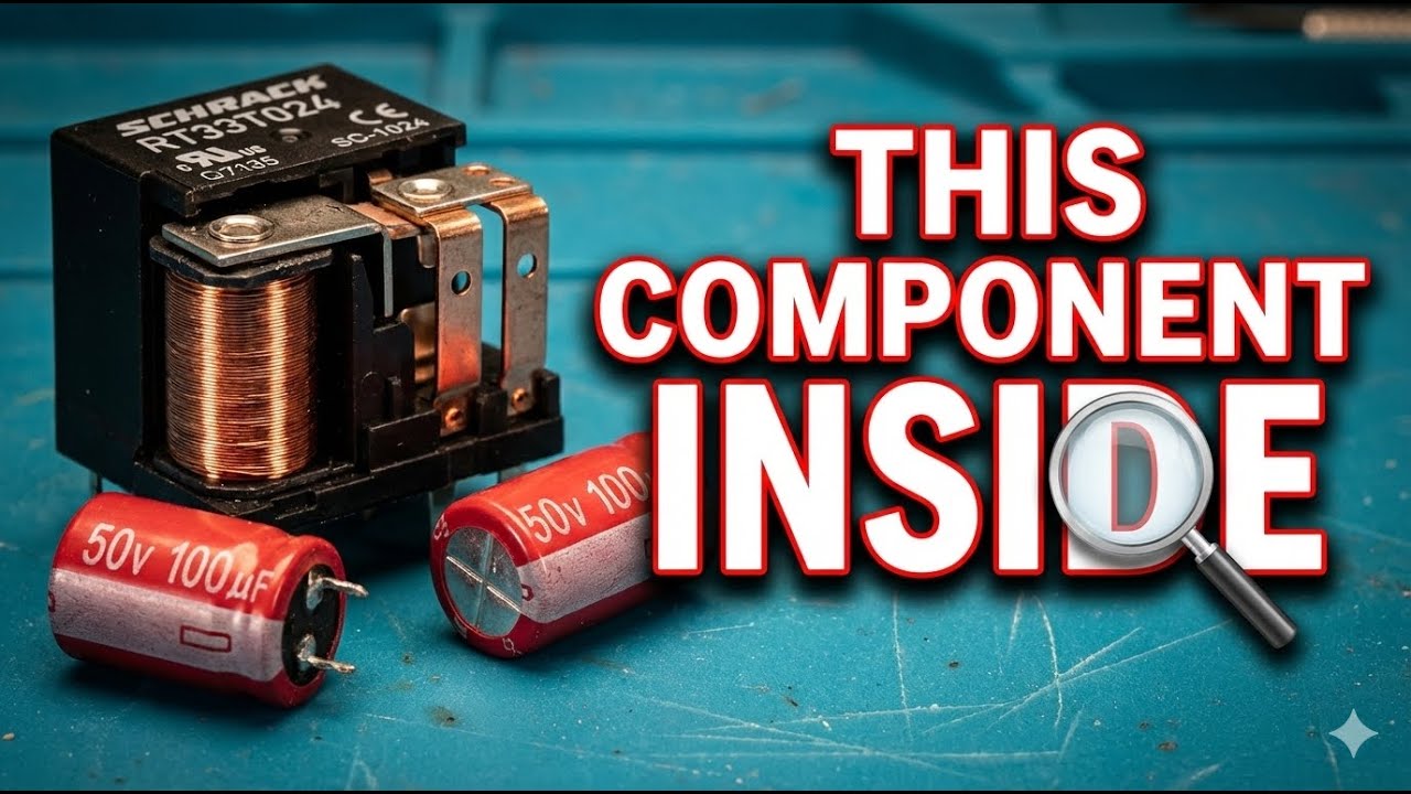 Relay & Capacitor Teardown: Exploring Electronic Internals