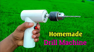 How To Make Powerful Drill Machine From PVC Pipe At Home