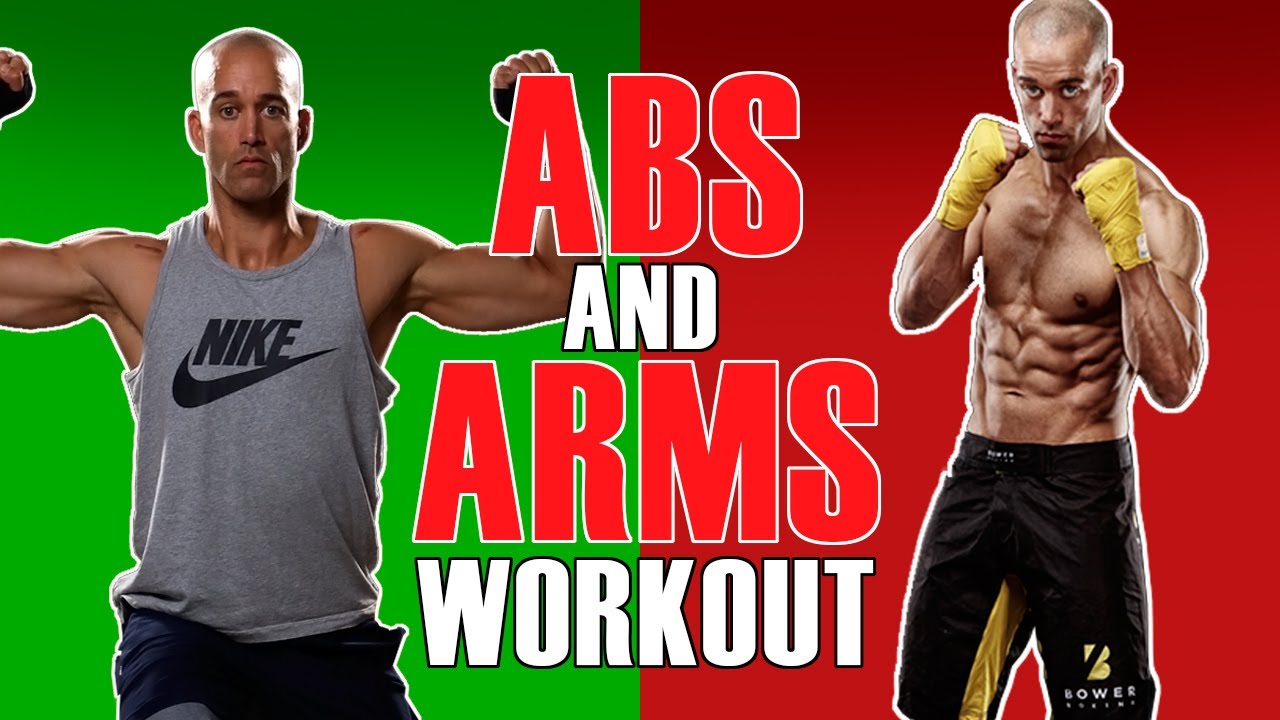 20 Min Abs Workout and Arms Workout with Dumbbells - YouTube