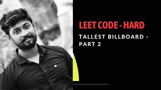 Leetcode Daily Challenge: Tallest Billboard - Dynamic Programming And Memoization Part 2 |JavaScript