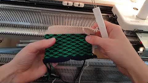 How to Rehang Machine Knitting