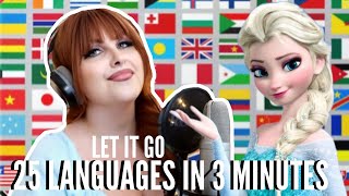 25 LANGUAGES IN 3 MINUTES - Let It Go - Frozen |Cover Sarah Schwab| #multilingual