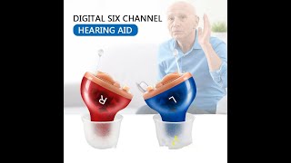 Red right/blue left digital mini invisible ear 6 channel/8 channel hearing aid visible sound screenshot 1