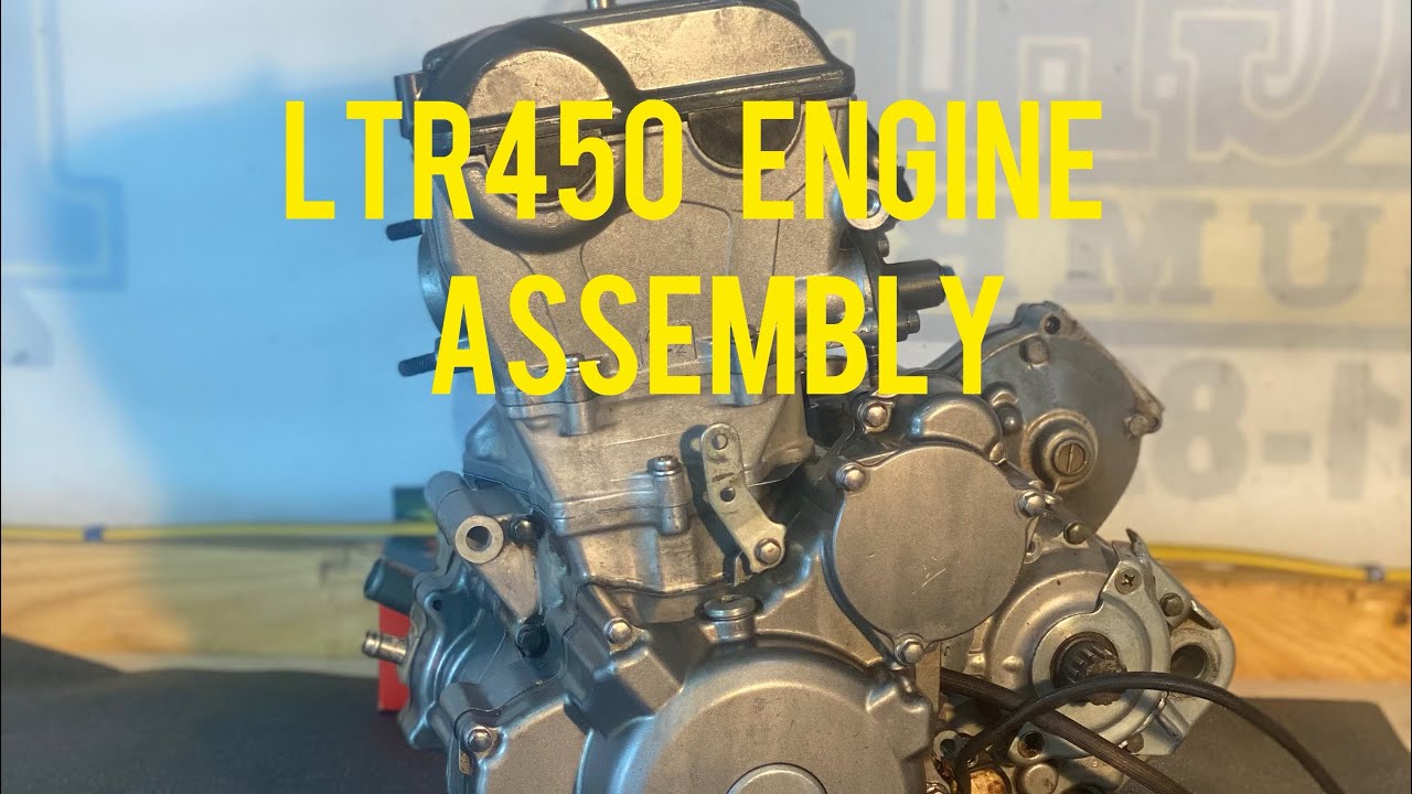 Engine assembly on my $600 LTR450