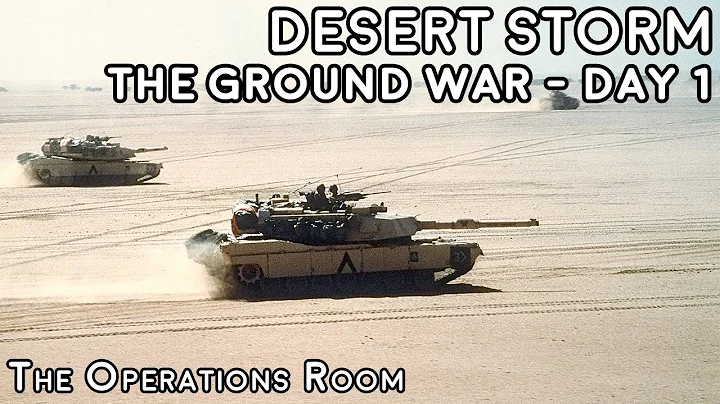 Desert Storm - The Ground War, Day 1 - Crush the Saddam Line - Animated - DayDayNews