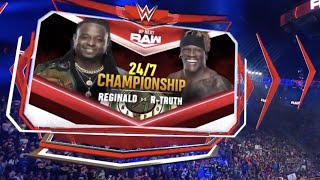 WWE REGINALD VS R TRUTH 07\/26\/21