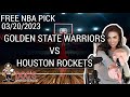 NBA Picks - Warriors vs Rockets Prediction, 3/20/2023 Best Bets, Odds & Betting Tips | Docs Sports