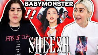 BABYMONSTER 'SHEESH' MV REACTION! FIRST TIME REACTING