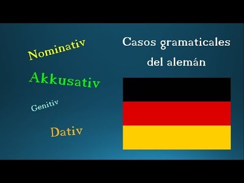 Casos gramaticales del alemán simplificados