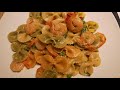 Receta Pasta Primavera con Camarones