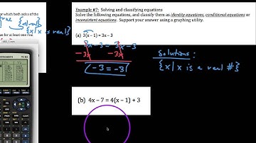 Alg3, 1.2.6,  Different types of solution sets
