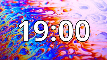 19 Minute Timer with Music | Abstract Timer