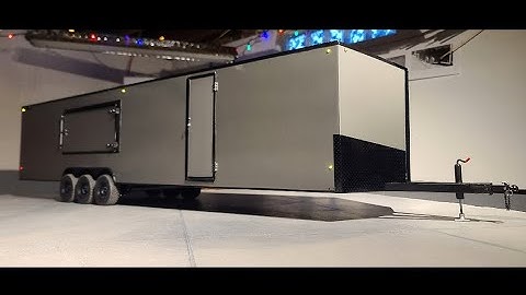 Rc trailer Enclosed rc trailer *build*