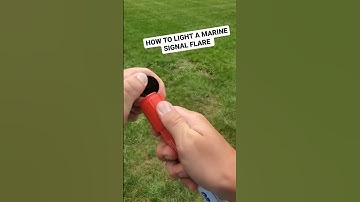 How to light a Marine Signal Flare! //DISCLAIMER: DO NOT light a Flare unless you are in DISTRESS