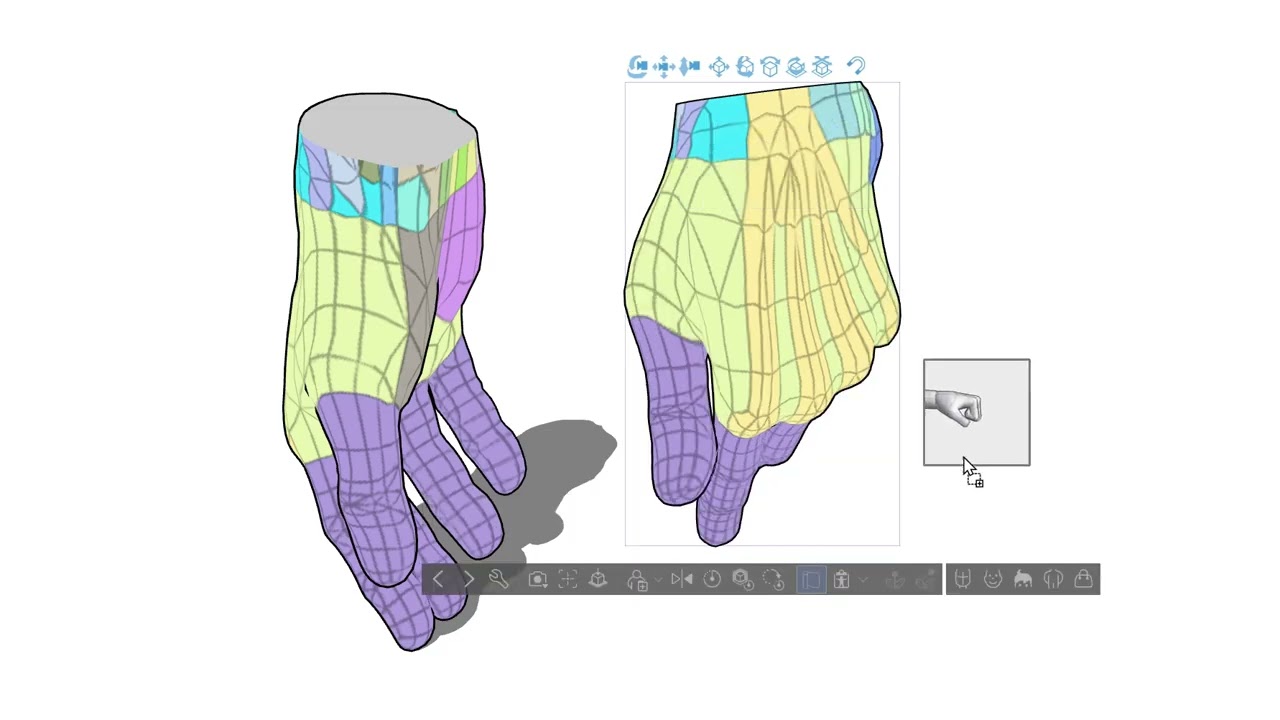 Free Hand Anatomy Model for Clip Studio (Rigged)
