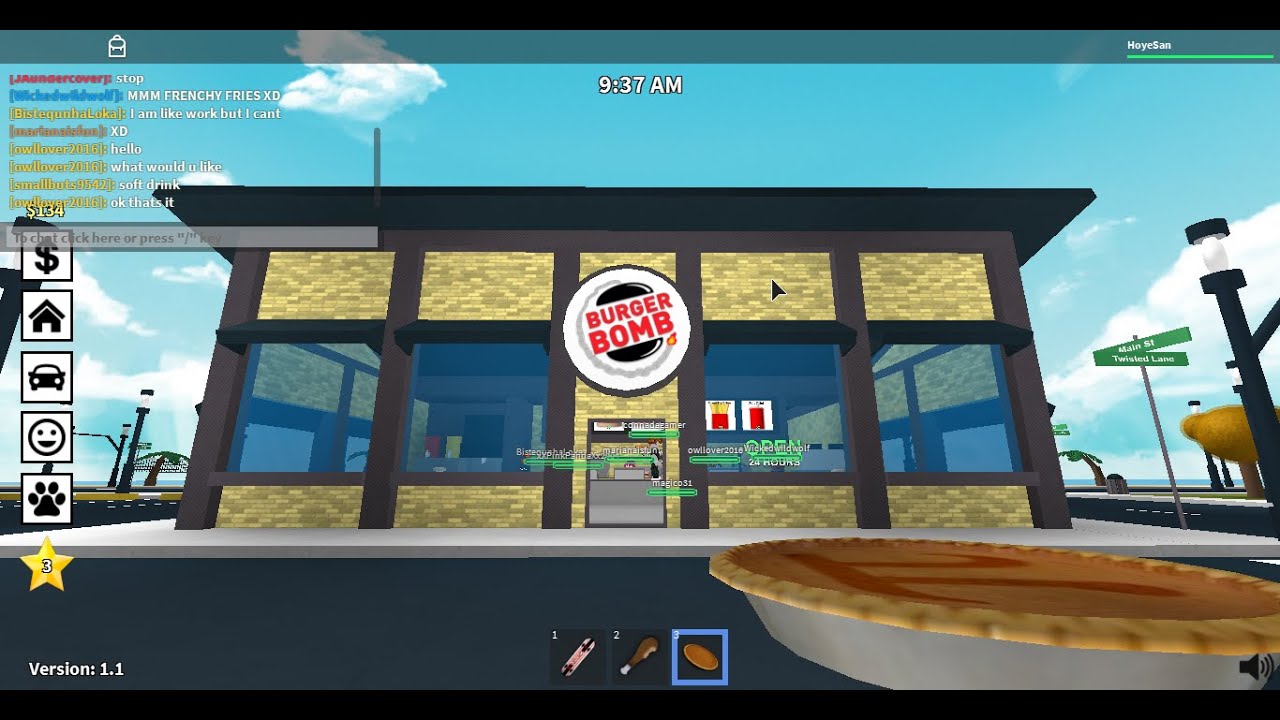 Roblox Work At A Burger Place Tiny Town Delicious Food Youtube - tiny town roblox