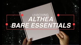 Althea Bare Essentials Unboxed